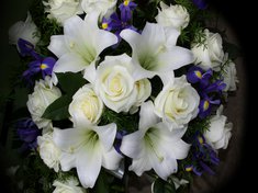 kvetinárstvo Močenok - veniec na pohreb Močenok, Šaľa - smútočné kytice, kvety